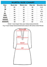 SOURBH Women's  Rayon Sequins Embroidered and Polka Dots Printed Straight Fit Kurti Only 2XL Purple