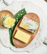 Moha: Herbal Soap A Natural Face & Body Cleanser! With Goodness Of Aloe Vera Gel, Basil & Neem Used As Bathing Soap, Face & Body Soap, Unisex Bathing Bar - 100Gm Each (Pack Of 6)