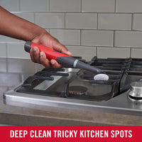 Rubbermaid Reveal Power Scrubber 18-Piece Kit, Cordless Electric Battery Powered Scrub Brush, Water Resistant, for Home/Kitchen/Bathroom/Grout/Tile/Shower/Tub Power Scrubber Ultimate Kit