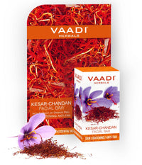 Vaadi Herbals Kesar Chandan Facial Bar with Extract Orange Peel, 25g
