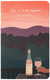 Compendium Softcover Journal - Life is to be enjoyed.  A Write Now Journal with 128 Lined Pages, 5?W x 8?H