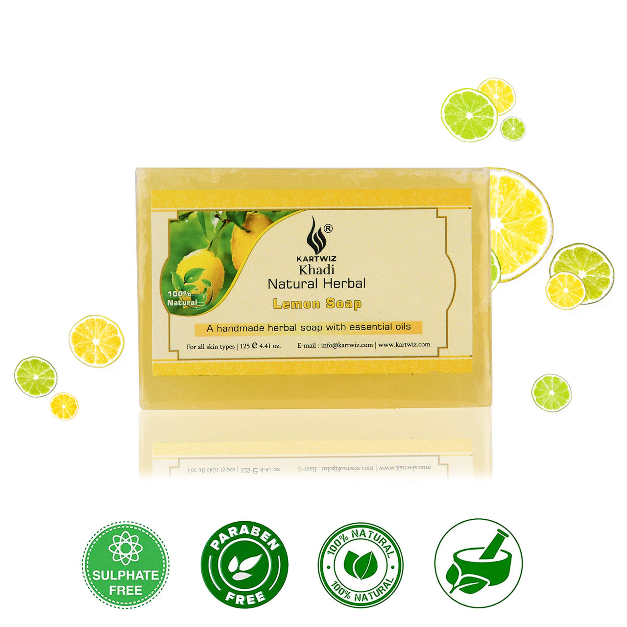 Khadi Natural Herbal Homemade Assorted Soap, Set Of 10