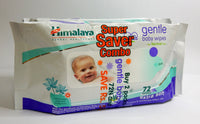 Himalaya Baby Massage Oil (500ml) and Himalaya Gentle Wipes (72 Counts, Packs of 2) Combo