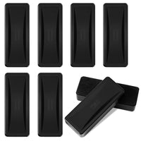 Basics White Board Eraser, Dry Erase Whiteboard Erasers for Office, Home and Classroom, Black, 8-Pack