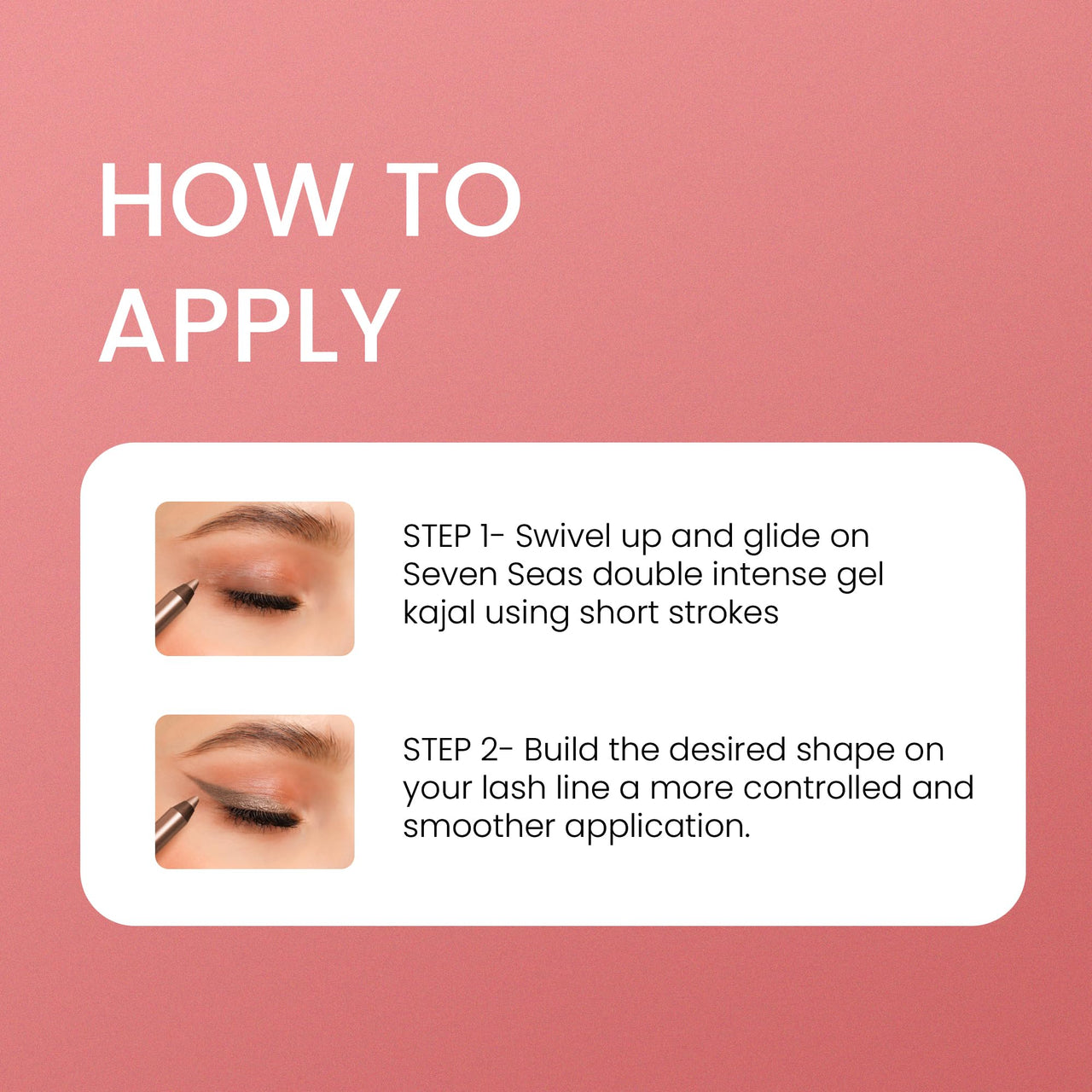 Seven Seas Longwear Matte Eye Pencil | 12 Hr Long Stay | Smooth One Stroke Application | Intense Color Pay Off | Soft Blendable Formula | Smudge Proof | Water Proof (Indigo)