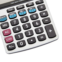 Basics LCD 8-Digit Desktop Calculator, Silver - 5 Pack