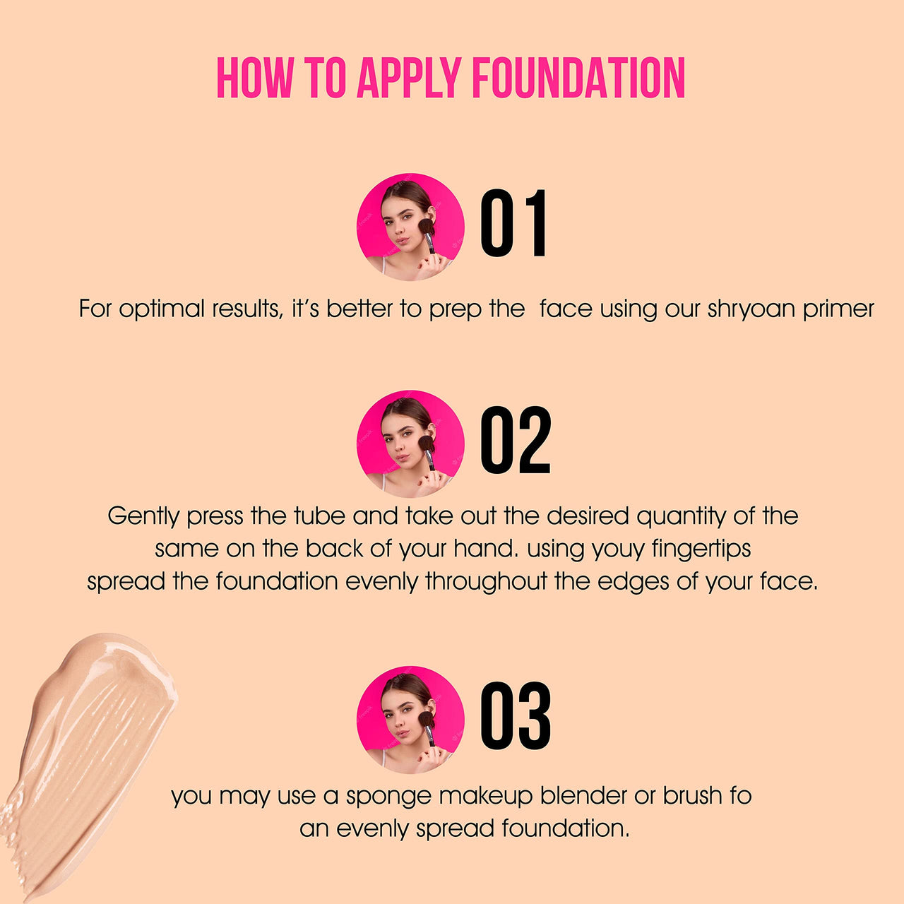 Shryoan Powder Foundation SPF 15PA+++ 40ml | Creamy Full Coverage for Combination Skin| Smoothing Finish | Alcohol-Free | Long Lasting Makeup | Natural Matte Finish | 16H Oil Control | Pack of 1 | 40 ML | Shade 04