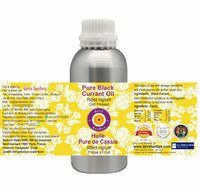 Deve Herbes Pure Black Currant Oil (Ribes nigrum) | Cold Pressed | Natural | Undiluted | For Diluting Essential Oils | For Skin & Massage | Men & Women | 300ml