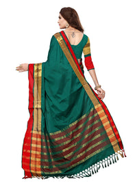 SAREE MALL Women's  Cotton Silk Saree with blouse piece (8AURA8001-parent)