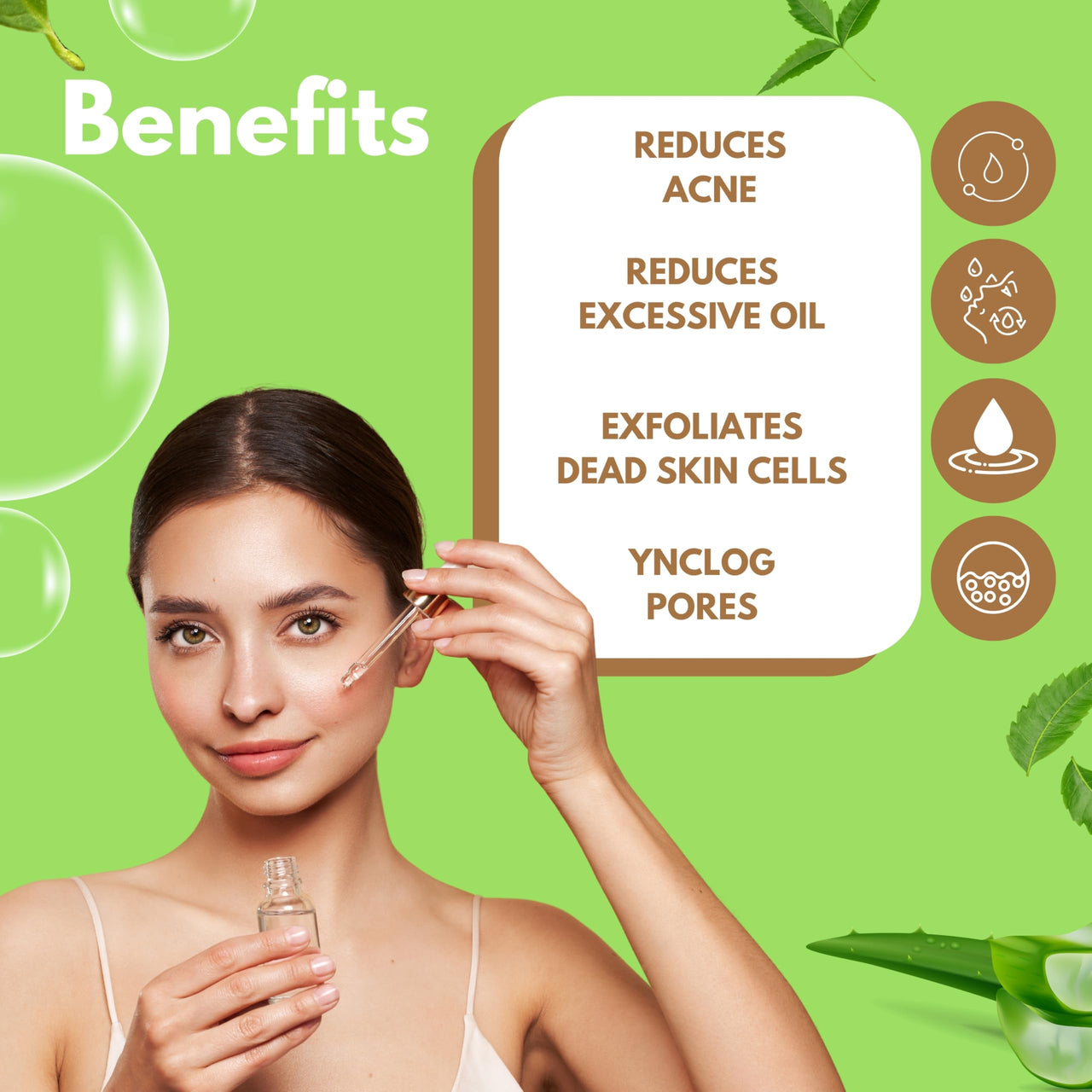 KLARON 2% Salicylic Acid Serum | 30 ml | Reduces Excessive Oil, Acne, Pimples & Blackheads | Dead Skin Cells | Serum for Women & Men