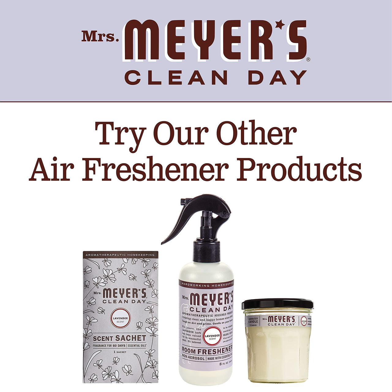 MRS. MEYER's CLEAN DAY Room and Air Freshener Spray, Non-Aerosol Spray Bottle Infused with Essential Oils, Lemon Verbena, 8 fl. oz - Pack of 3 8 Fl Oz (Pack of 3)