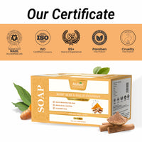 Multani Natural Kojic Acid and Haldi Chandan Soap | Herbal Bathing Bar Enriched with Essential Oils | Anti Ageing | Suitable for All Skin Types Pack of 5 (125g x 5) 625g