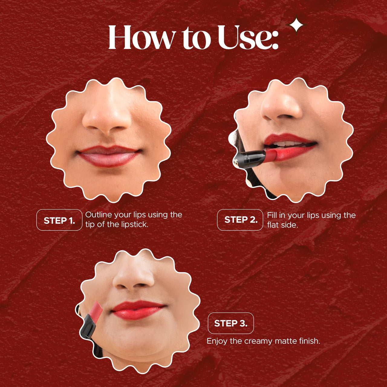 Hilary Rhoda Slay All Day Matte Lipstick | Transfer-proof & Smudge-proof | Long-Lasting & Premium Creamy Lipstick | Waterproof & Vibrant Colour lipstick | 2.6g (Mulberry - Shade 06)