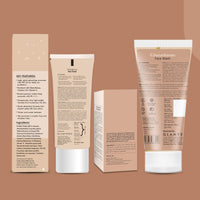 Glamveda Glutathione 4-Step Skincare Routine For Healthy & Radiant Skin | Skin Brightening and Lightening Combo ( Facewash + Facecream + Faceserum + Sunscreen )