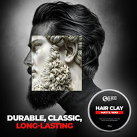 Beardo Hair Clay Wax for Men, 100 gm | Hair Clay for men | Styling Wax | Volumizing | Strong Hold | Restylable |Matte Finish | Easy to Wash Off | Texture Clay for Men