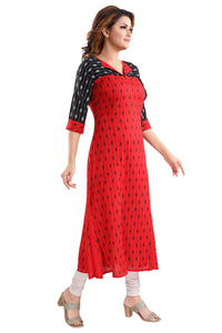 Priscilla RAYON COTTON FEEDING KURTIS FOR WOMEN WITH ZIPPERS