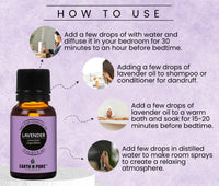 Earth N Pure Lavender Oil, Sandalwood Oil, Jasmine Oil, Rose Oil and Ylang Ylang Oil Pack of 5 – 15 ml each