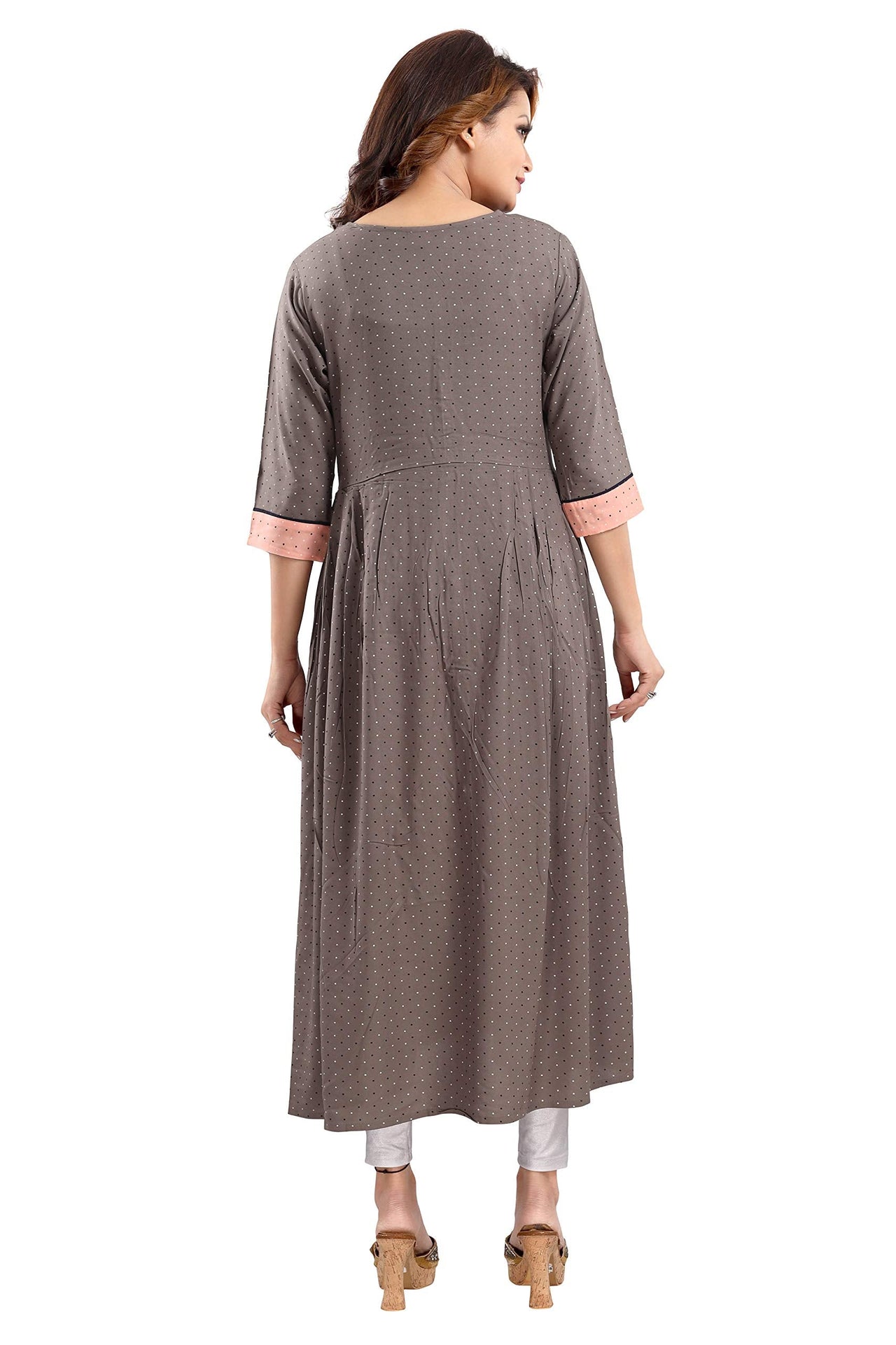 Priscilla RAYON COTTON FEEDING KURTIS FOR WOMEN WITH ZIPPERS 1122