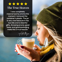 The Tea Heaven|Tea Gift-Masala Chai Whole Leaf Tea, Chai,Leaf 150 Gm 50 Cups|Ginger Cardamom Cinnamon Cloves Star Anise Black Pepper(Gold Moisture Proof Container)