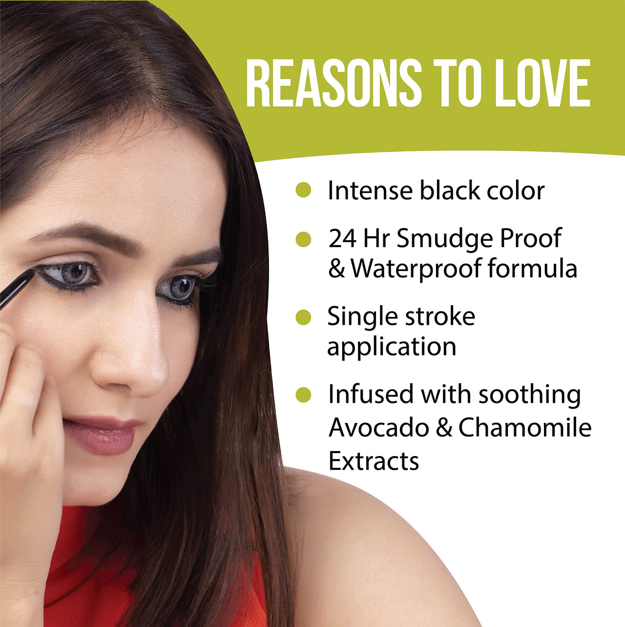 Iba Long Stay Liquid Eyeliner & All Day Kohl Kajal daily Eye Makeup Combo (Black) - Matte Finish | One Stroke Application | Quick Drying | 24Hr Long Lasting | Waterproof & Smudge Proof