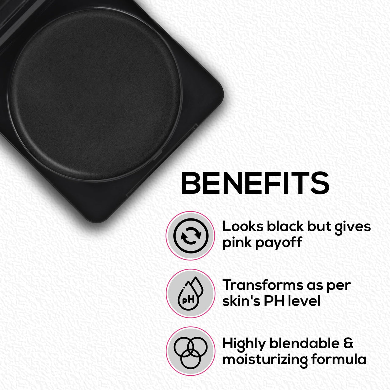 RENEE Madness PH Blush | Instant Unique Pink Payoff | Highly Blendable | Light Weight | Long Lasting | Moisturizing Formula | Enriched With Olive | Macadamia & Shea | Paraben Free & Cruelty Free | 3 Gm