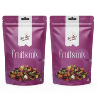 Berries And Nuts Candied Mixed Dried Fruits 200 Grams | Sun Dried Fruits - Pineapple, Apple, Papaya, Mango, Pomelo | Healthy & Tasty | 1 Pack of 200 Grams