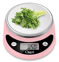 Ozeri Pronto Digital Multifunction Kitchen and Food Scale,Crystal Rose Crystal Rose