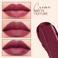Carlton London Creamy Matte Stardust Bullet Long Stay Lipstick |Enriched with Vitamin E, Castor oil | Intense Colour, Moisturised Lips, Smooth & Light |Upto 8 hrs- 4Gm. (Dusky Rose)