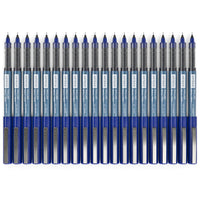 ARTEZA Rollerball Pens, Set of 20 Blue Liquid Ink, Extra Fine Point, 0.5 mm, Needle Tip Pen for Writing, Notetaking, Drawing, Office Supplies, School 20 Pack - 0.5 mm