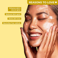 SOKU Instant Glow Foaming Facewash for Deep Cleansing | Enriched With Alpha Arbutin, Papaya & Kale Extract for Instant Brightening | Gentle Cleanser for Men & Women | Sulphate & Toxin Free