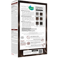 Vegetal Safe Color Dark Brown 3.0, 70ml. I Permanent Gel Hair Colour, Organic Herbs Blend, Chemical-Free, 100% Grey Coverage