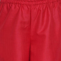 Bitiya By Bhama Girl's  Cotton Blend Kurta & Palazzo