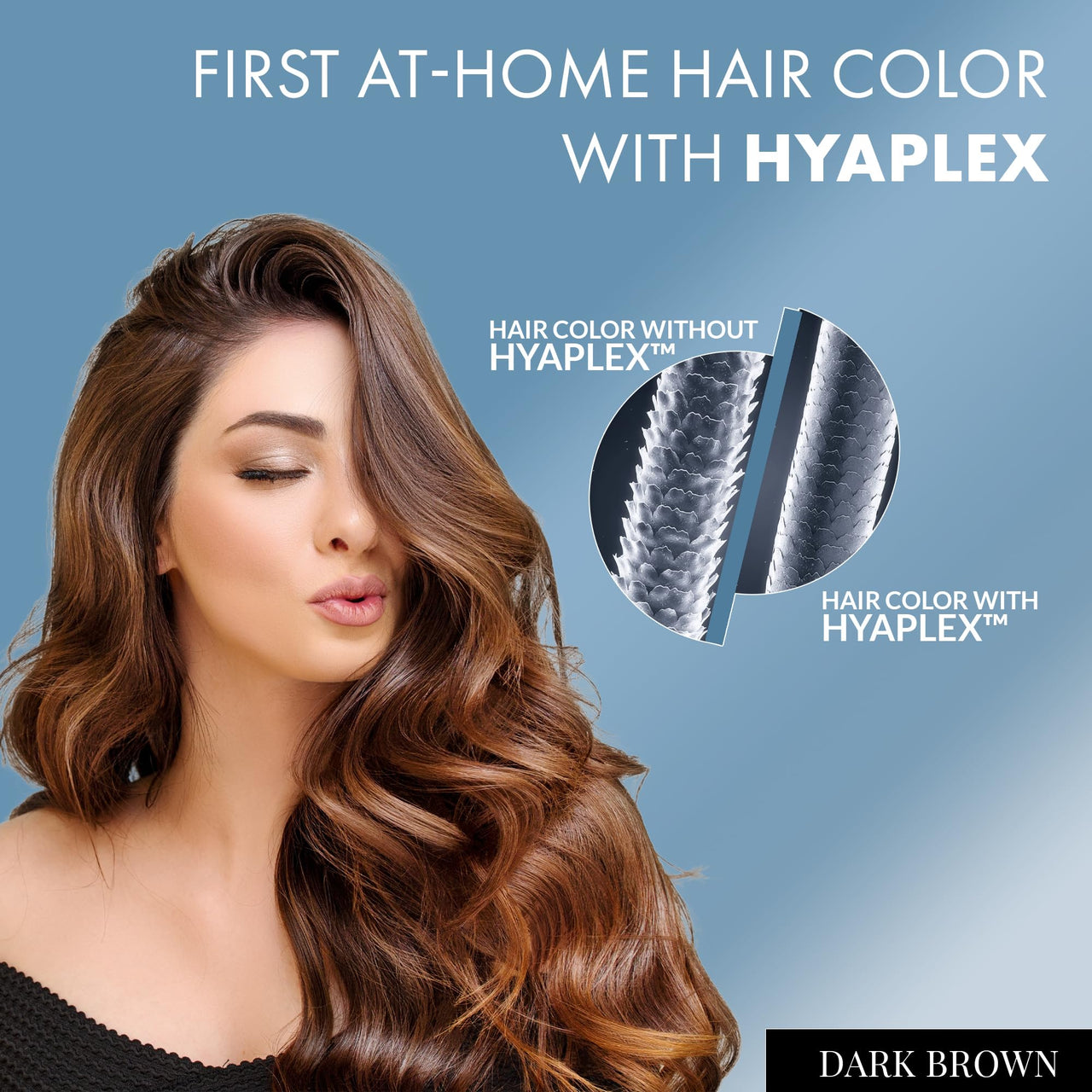 ThriveCo Coloring Shampoo, Dark Brown | 5-Minute Quick Color | 100% Grey Coverage | Pack of 4 X 20 ml | Ammonia Free | Long Lasting Color, Glossy Hair | With Hyaplex™ |80 ML