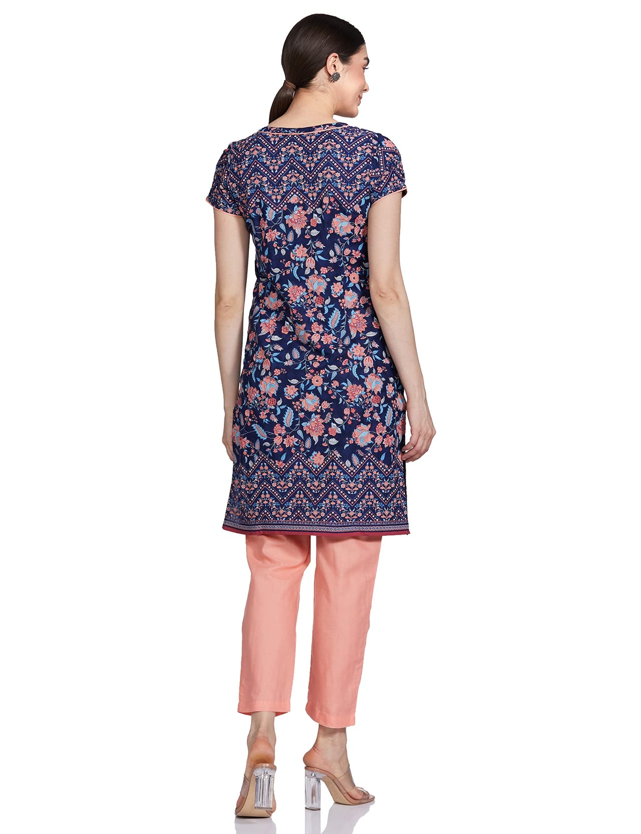 Aurelia Women Cotton Blend Kurta & Palazzo