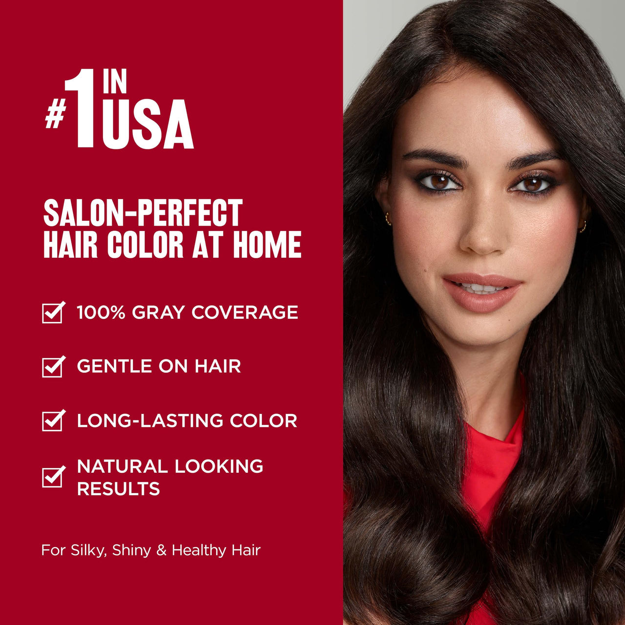 Revlon ColorSilk Permanent Hair Color For Women, Salon Perfect Hair Colour at Home with 100% Grey Coverage | Pro-Keratin & No Ammonia | Up to 8 Weeks of Colour | Shade - Black 1N (Pack of 1)