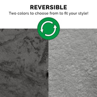 Furhaven Waterproof & Self-Warming Throw Blanket for Dogs & Indoor Cats, Washable & Reflects Body Heat - Soft-Edged Terry & Sherpa Dog Blanket - Silver Gray, Small Blanket - Soft Edged Terry & Sherpa (Silver Gray) Self-Warming & Waterproof