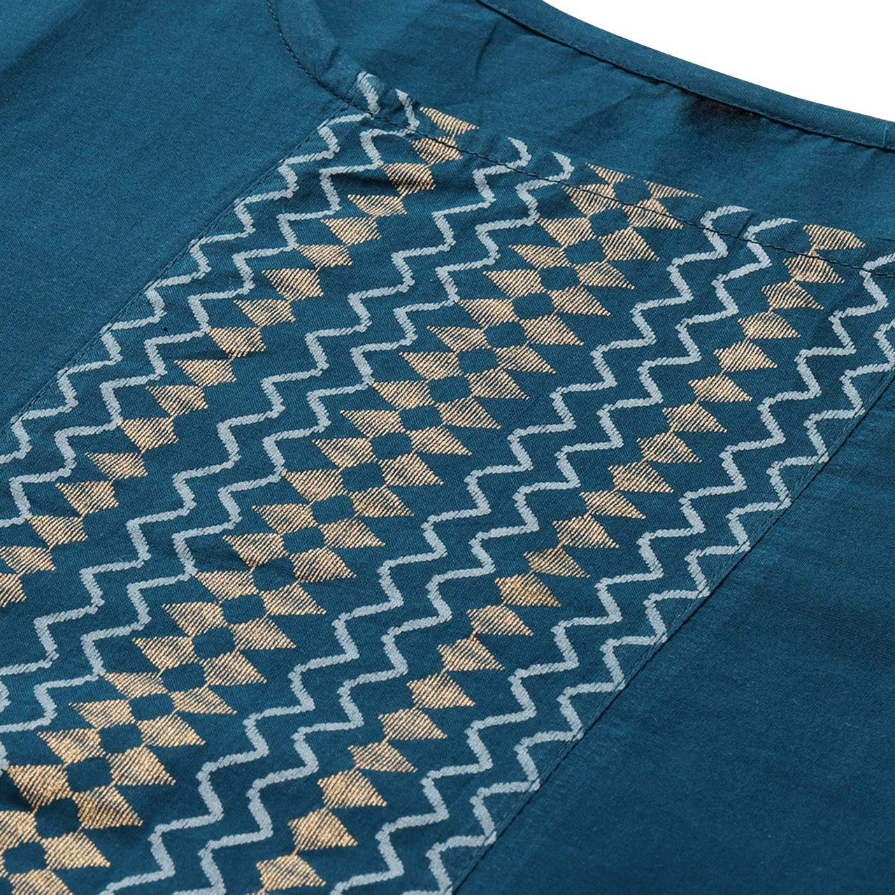 Stylum Women's  Printed Cotton Straight Kurta Pant Dupatta Set