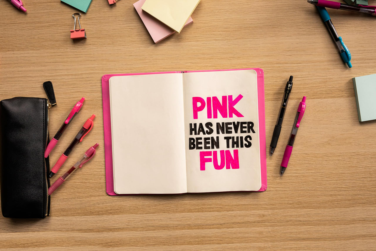 Pilot, G2 Premium Gel Roller Pens, New Mean Girls Movie-Inspired 8 Pack Pouch, Fine Point 0.7 mm, Assorted