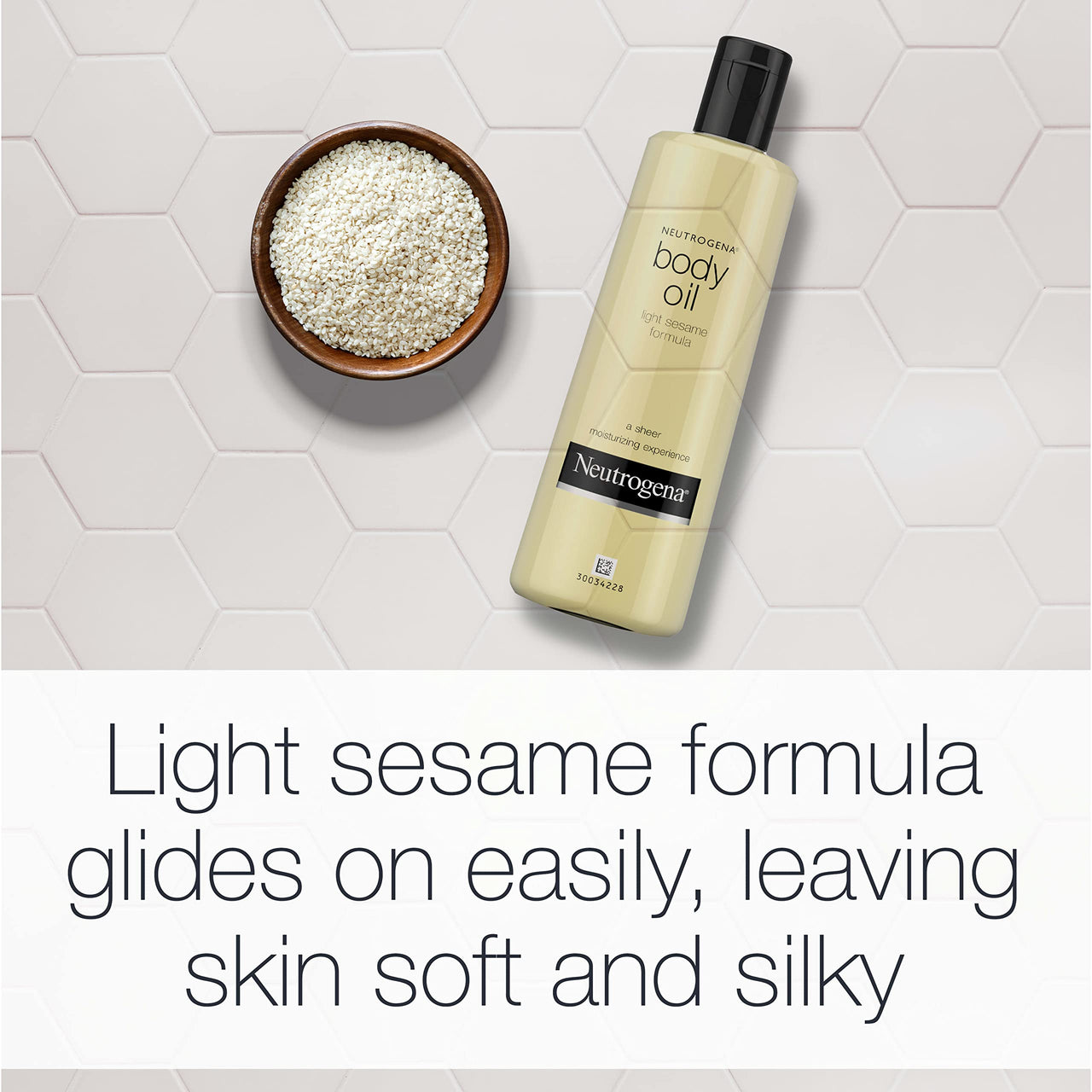 Neutrogena Body Oil, Light Sesame Formula, 8.5 Ounce