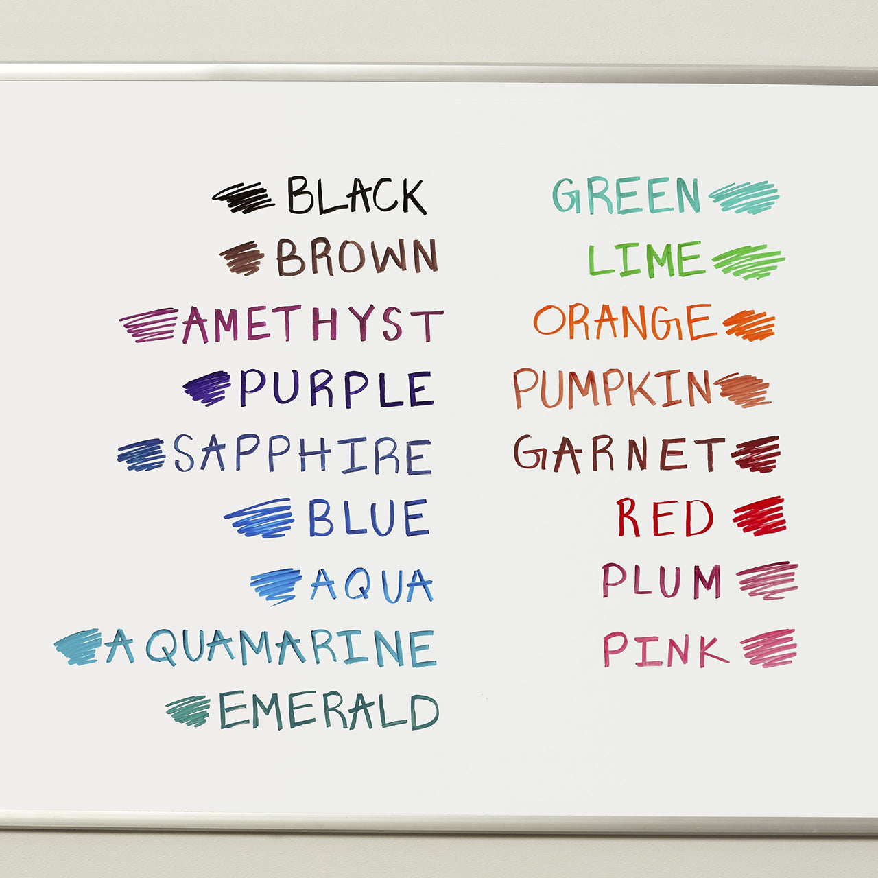 EXPO Low Odor Dry Erase Marker, Chisel Tip Markers, Whiteboard Markers, Assorted, 36 Count 36 Count (Pack of 1)