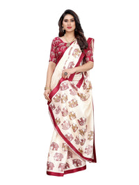 Pisara Women Khadi Silk Printed Saree