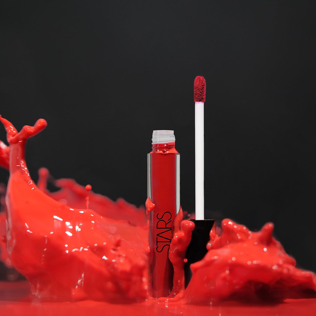 Stars Cosmetics Lip Pop Liquid Lipstick for Glam look Richy Highly Pigmented with Waterproof Smudgeproof Light Weight & Long Lasting Matte Finish For Girl & Women (No.6 Fuchsia Pink) 2.6ml