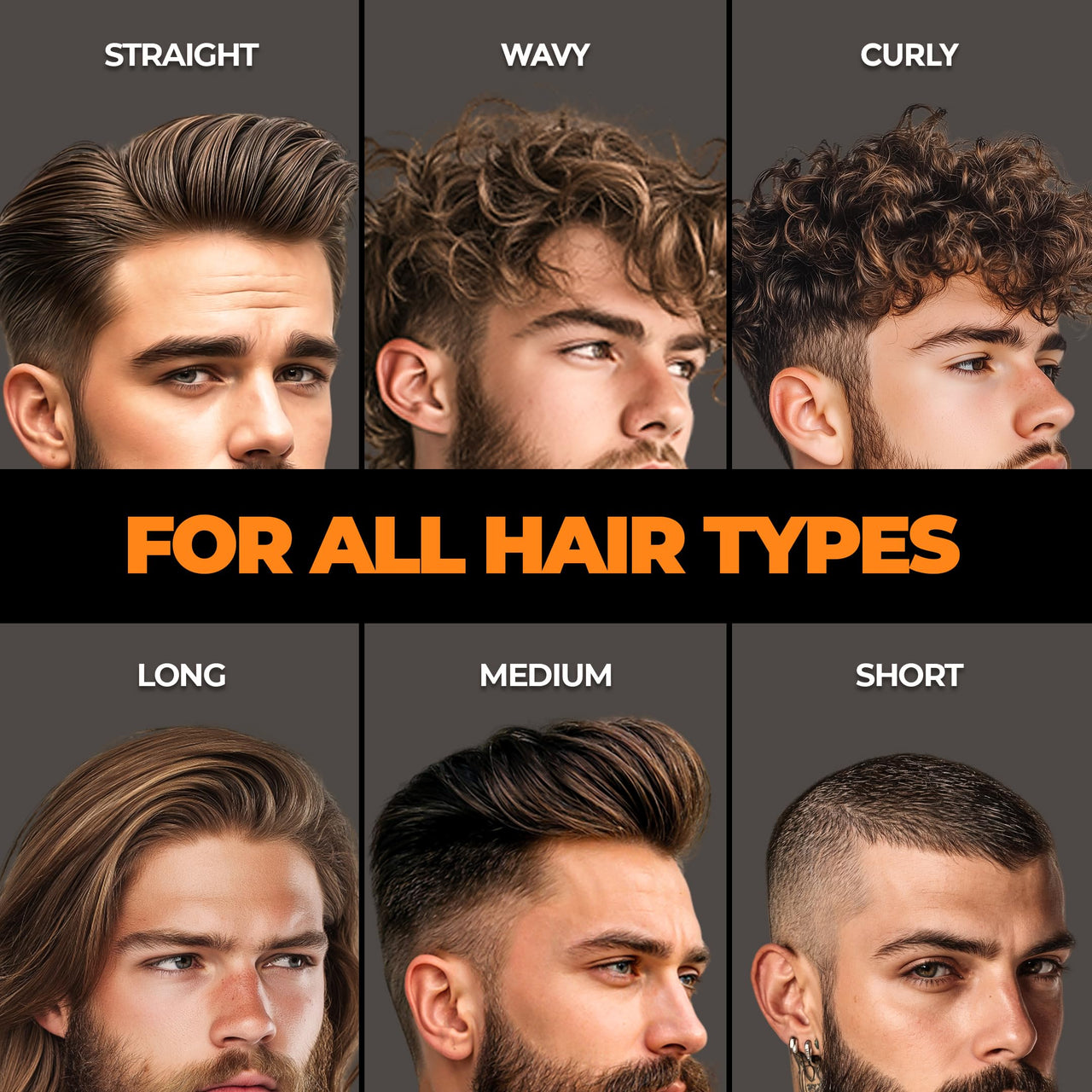 Beardo Hair Serum 50ml for Instant Shine & Anti-frizz with Argan Oil, Made for Men's  Hair, Super Light-weight | Provides shine, smoothness and damage protection | Luxurious Shine, Frizz-Free Hair Serum for Men