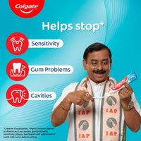 Colgate Active Salt Toothpaste, Daily Germ Protection, Combo Pack of 800g (Buy 3 Get 1 Free) with Salt and Mint, Healthy Gums & Teeth, Tooth paste that Fights Germs & Provides Fresh Breath