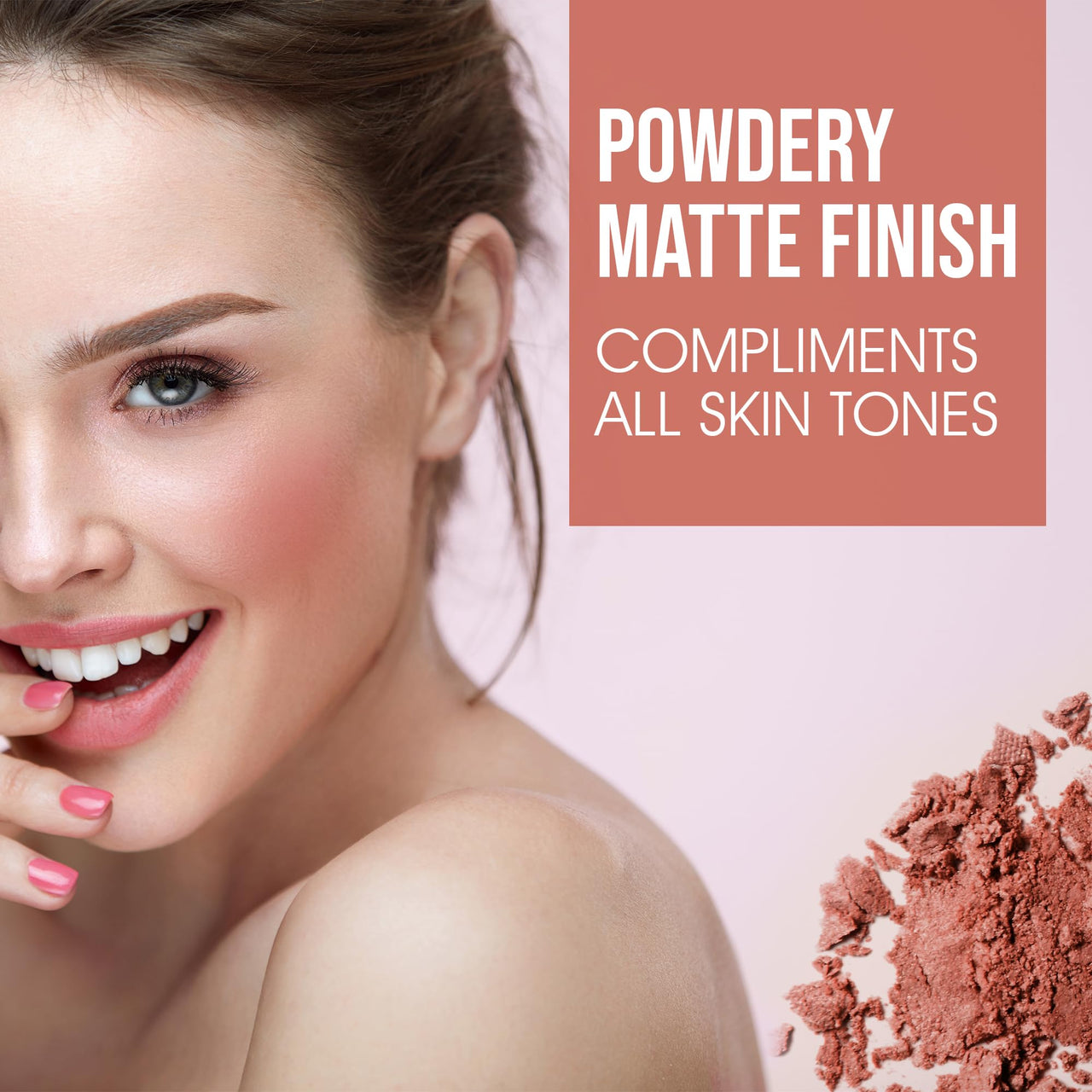 Beauty Berry Dream Matte Blush - 10 Soft Peach, 7g | Lightweight, Silky-Smooth Texture, Ultra Matte Blusher Palette | Highly Pigmented & Blendable Shades, Blusher for Face Makeup