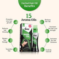 VCare New Improved Herbal Hair Oil with Wonder Cap - 100 ml | 15 Active Herbs Oils for Conditioning, and Hair Fall Control | Ideal For All Types of Hair (Pack of 2)