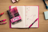 Pilot, G2 Premium Gel Roller Pens, New Mean Girls Movie-Inspired 8 Pack Pouch, Fine Point 0.7 mm, Assorted