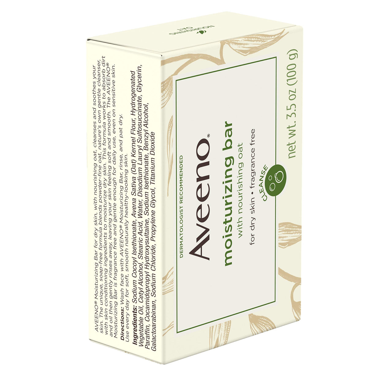 Aveeno Active Naturals Moisturizing Bar - Pack of 1, 100g