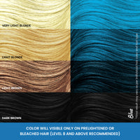 2.Oh! Italian- Blue Hair Color For Women & Men | Ammonia-Free DIY Semi Permanent Hair Color | Enriched with Argan Oil | Lasts upto 12-15 Washes | Pack of 2