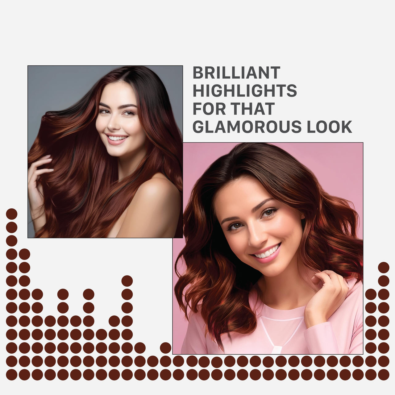 Streax Mini Highlight Kit, Latte Brown, Brown Hair Colour I For Women | Rich, Vibrant, Easy To Use, Diy Application, 75 Gram, 1 Count